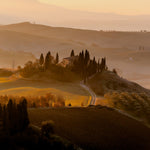 Essential oil diffuser blend inspired by the glowing sunset in Tuscany, Italy